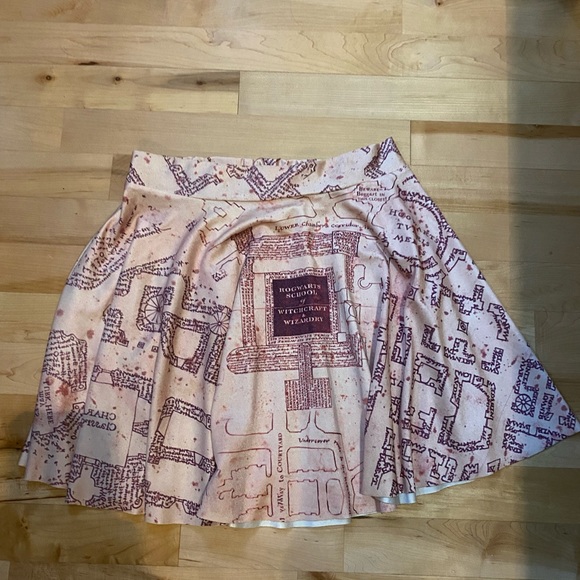 Harry Potter marauders map skirt dress HP - Picture 3 of 7